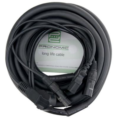 PRONOMIC  C&acirc;ble pour haut-parleur combinaison courant/signal (10 m).