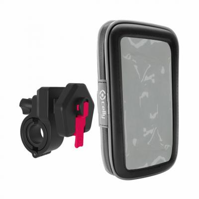 CELLY Support Smartphone pour V&eacute;lo SNAPFLEXBK Noir Plastique