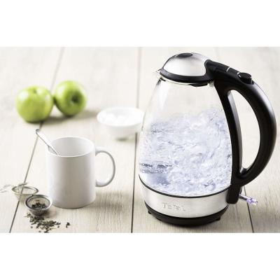 TEFAL Bouilloire &Eacute;lectrique En Verre De 1,7l Sans Fil 2400w Gris Noir