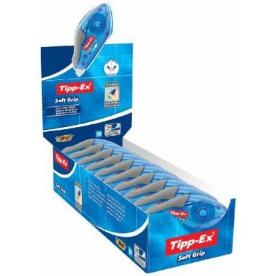 TIPP EX BIC Soft Grip film/bande correcteur 10 m Bleu 10 pi&egrave;ce(s)