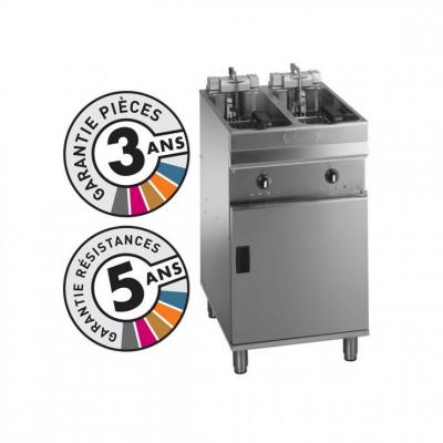 VALENTINE Friteuse &eacute;lectrique sur coffre 2x 9 10 litres EVO2525T 