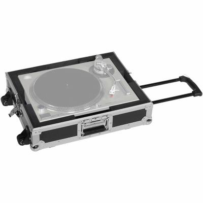 WALKASSE  Turntable Trolley Silver Flight Platine CD et Vinyles