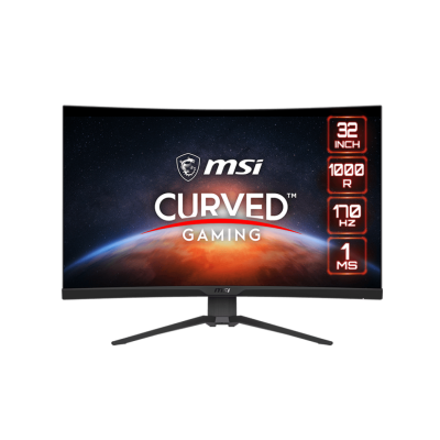 MSI  G322cqp 32&acute;&acute; Wqhd Va Lcd 170hz Curved Gaming Monitor Rouge