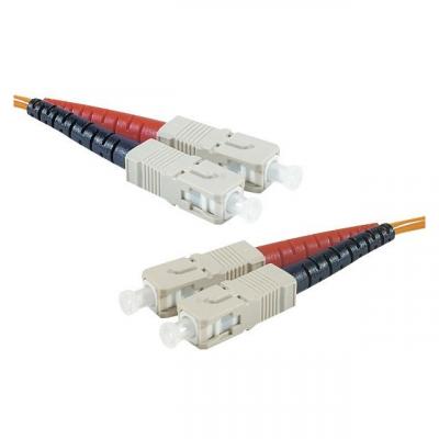 DEXLAN - C&acirc;ble r&eacute;seau - SC multi-mode (M) pour SC multi-mode (M) - 5 m - fibre optique - 62,5 / 125 microns 