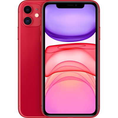 Apple - iPhone 11 - 256 Go - Reconditionn&eacute; - Tr&egrave;s bon &eacute;tat - Rouge