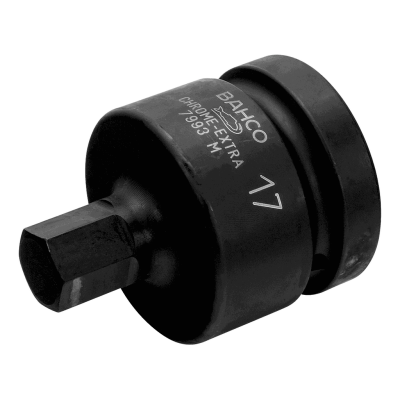 BAHCO  - Douilles tournevis 1 pour vis 6 pans 19 mm finition phosphat&eacute;e - 7993M0190