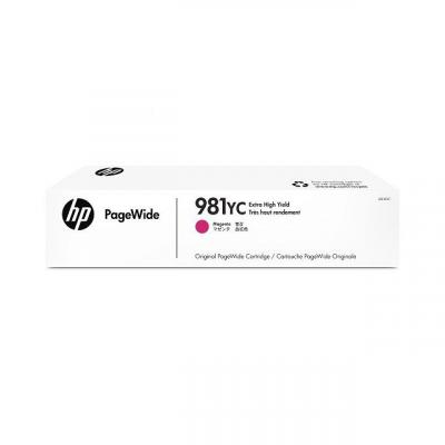 HP  981YC Extra High Yield Magenta Original PageWide Cartridge 16000pages Magenta cartouche d'encre