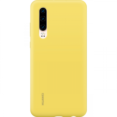 HUAWEI  Coque rigide finition soft touch jaune pour  P30