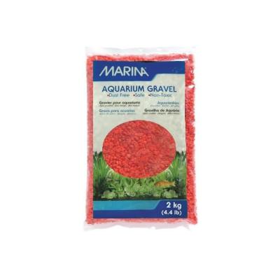 MARINA  Marine Cailloux D&eacute;coration Orange 2 Kg 2 Kg 