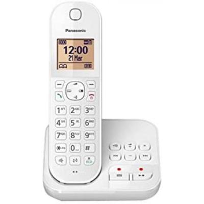 PANASONIC  t&eacute;l&eacute;phone fixe sans fil - Blanc