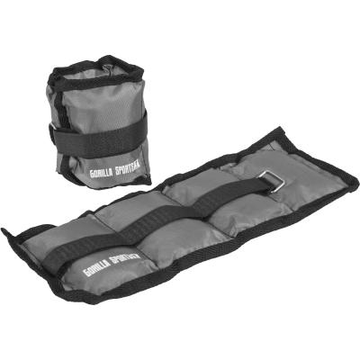 GORILLA SPORTS Paire de bandes lestees de 2 x 0 5 kg a 2 x 5 kg poids 2 kg