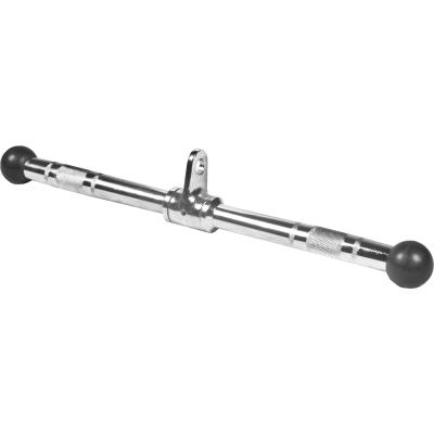GORILLA SPORTS Barre triceps/biceps avec poign&eacute;es boules en caoutchouc Y-33