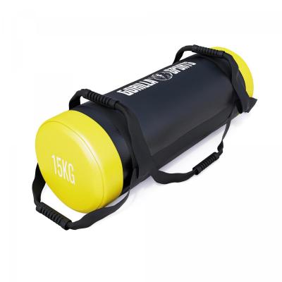 GORILLA SPORTS Fitness bag noir/jaune - Sac lest&eacute; 15kg