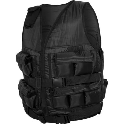 GORILLA SPORTS Gilet lest&eacute; noir 10kg