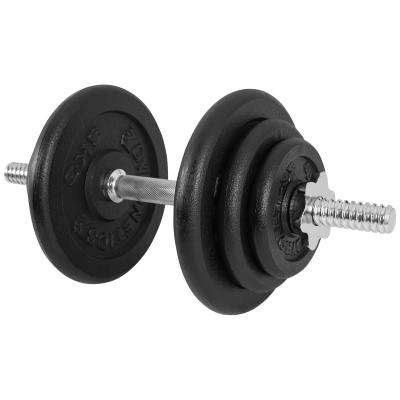 GYRONETICS Haltere court de 20 kg avec disques en fonte  e series gn016