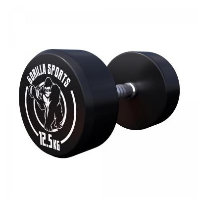 GORILLA SPORTS Halteres ronds caoutchouc de 2 5 a 40 kg poids 12 5 kg