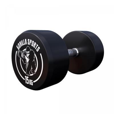 GORILLA SPORTS Halteres ronds caoutchouc de 2 5 a 40 kg poids 15 kg