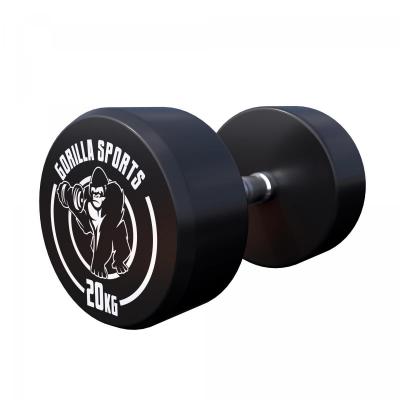 GORILLA SPORTS Halteres ronds caoutchouc de 2 5 a 40 kg poids 20 kg