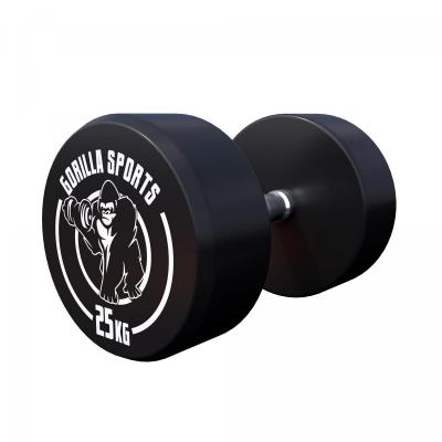 GORILLA SPORTS Halteres ronds caoutchouc de 2 5 a 40 kg poids 25 kg