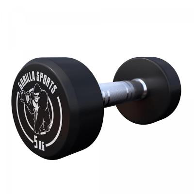 GORILLA SPORTS Halteres ronds caoutchouc de 2 5 a 40 kg poids 5 kg
