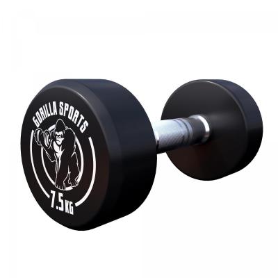 GORILLA SPORTS Halteres ronds caoutchouc de 2 5 a 40 kg poids 7 5 kg