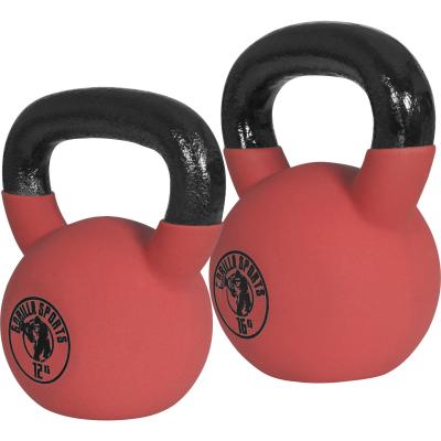 GORILLA SPORTS  Kettlebell avec rev&ecirc;tement n&eacute;opr&egrave;ne - De 2 KG &agrave; 32 KG