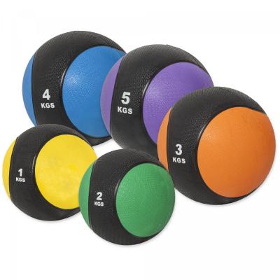GORILLA SPORTS  - Lot de 5 M&eacute;decine ball 1kg, 2kg, 3kg, 4kg et 5kg