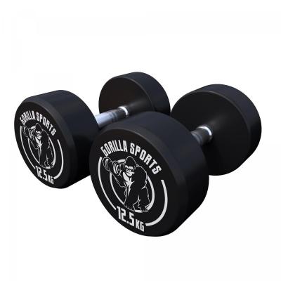 GORILLA SPORTS  - Paire de 2 x 12,5 kg Dumbbell halt&egrave;re poids