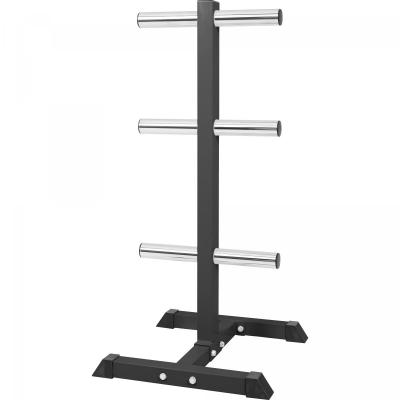 GORILLA SPORTS Rack de rangement pour poids disques Olympique 51mm noir