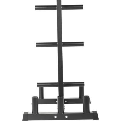 GORILLA SPORTS  Rack Olympique Noir pour Poids et Barres