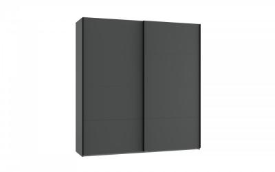Armoire &agrave; porte coulissante ronna graphite 180 20100994508