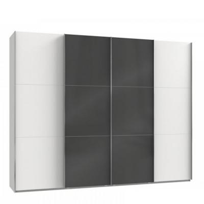 Inside 75 Armoire dressing 4 portes - Anthracite