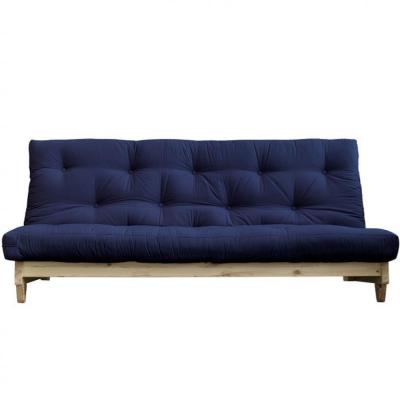 KARUP DESIGN Banquette convertible fresh pin coloris marine couchage 140*200 cm.