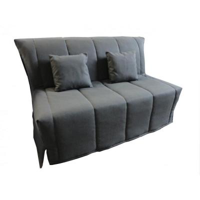 NAD Canap&eacute; bz convertible flo-dune gris 160cm confort bultex 20100854199