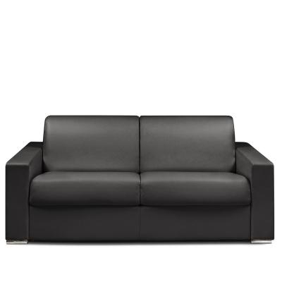 ITALIAN SPIRIT Canap&eacute; convertible express 140cm dreamer polyur&eacute;thane noir matelas 16 cm