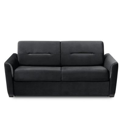 ITALIAN SPIRIT Canap&eacute; convertible EXPRESS AMAZONE 120cm matelas 16cm polyur&eacute;thane noir