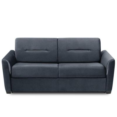 ITALIAN SPIRIT Canap&eacute; convertible EXPRESS AMAZONE 120cm matelas 16cm tweed bleu