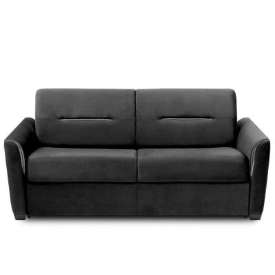 ITALIAN SPIRIT Canap&eacute; convertible EXPRESS AMAZONE 120cm matelas 16cm tweed gris graphite