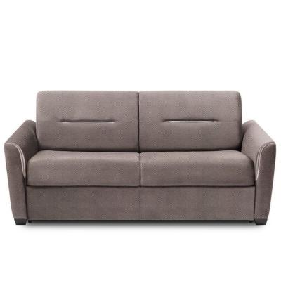 ITALIAN SPIRIT Canap&eacute; convertible EXPRESS AMAZONE 120cm matelas 16cm velours beige