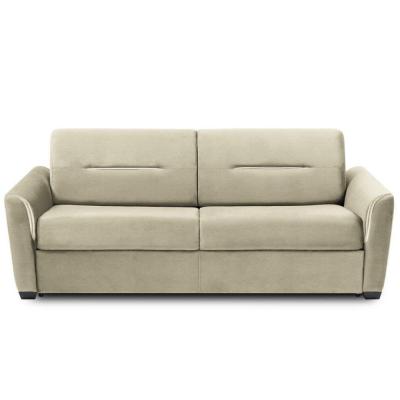 ITALIAN SPIRIT Canap&eacute; convertible EXPRESS AMAZONE 140cm matelas 16cm polyur&eacute;thane beige