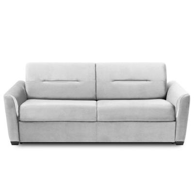 ITALIAN SPIRIT Canap&eacute; convertible EXPRESS AMAZONE 140cm matelas 16cm polyur&eacute;thane blanc cass&eacute;