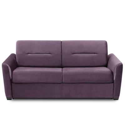 ITALIAN SPIRIT Canap&eacute; convertible EXPRESS AMAZONE 140cm matelas 16cm tissu tweed luna fuchsia