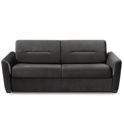 ITALIAN SPIRIT Canap&eacute; convertible EXPRESS AMAZONE 160cm matelas 16cm polyur&eacute;thane marron