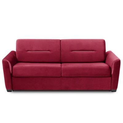 ITALIAN SPIRIT Canap&eacute; convertible EXPRESS AMAZONE 160cm matelas 16cm polyur&eacute;thane rouge