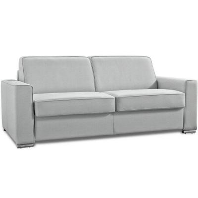 ITALIAN SPIRIT Canap&eacute; convertible express excellence renatonisi matelas memory 18cm inclus polyur&eacute;thane gris clair