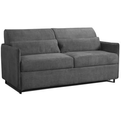 ITALIAN SPIRIT Canap&eacute; convertible EXPRESS JUMBO graphite couchage 160* 192*20cm m&eacute;moire de forme lattes