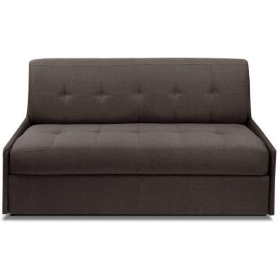 ITALIAN SPIRIT Canap&eacute; convertible longchamp matelas m&eacute;mory 20cm express lattes 120cm microfibre marron