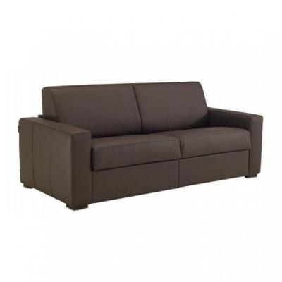ITALIAN SPIRIT Canap&eacute; DREAMER convertible EXPRESS 140cm, polyur&eacute;thane marron matelas 16 cm
