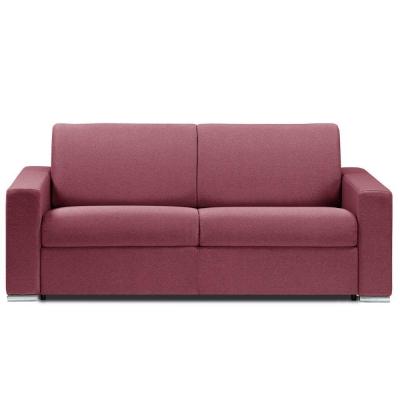 ITALIAN SPIRIT Canap&eacute; express 2-3 places dreamer convertible lit 120*197*16 tweed rouge matelas 16 cm