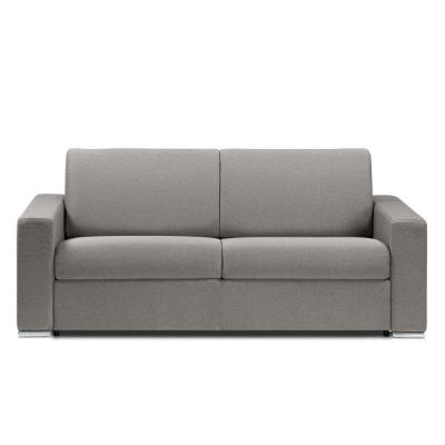 ITALIAN SPIRIT Canap&eacute; express dreamer convertible 140cm matelas 16cm neo gris silver